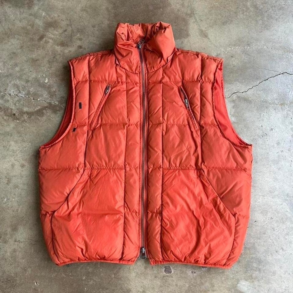 Vintage 90s Daniel cremeiux Burnt orange puffer vest gorp core essential